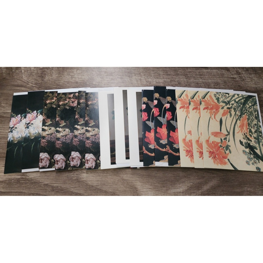 Metropolitan Museum of Art Floral Note Cards Set Manet Chen Chun Lilies 16ct